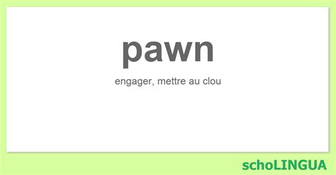 pawning deutsch|pawn slang.